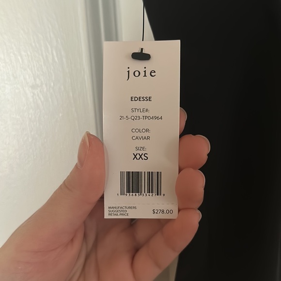 NWT Joie Edesse sleeveless silk top size XXS - Picture 6 of 6